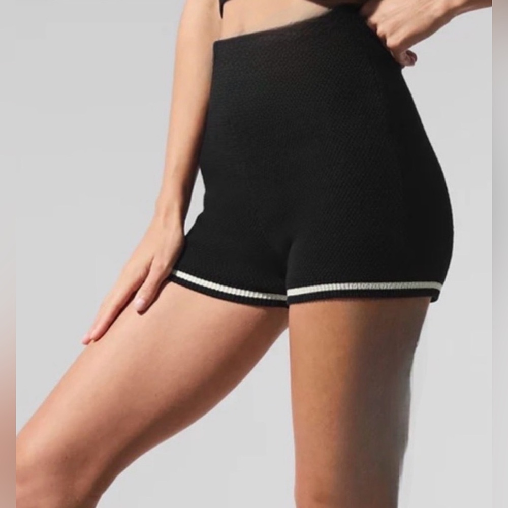 Vintage Les Copains 100% Cotton ribbed shorts -